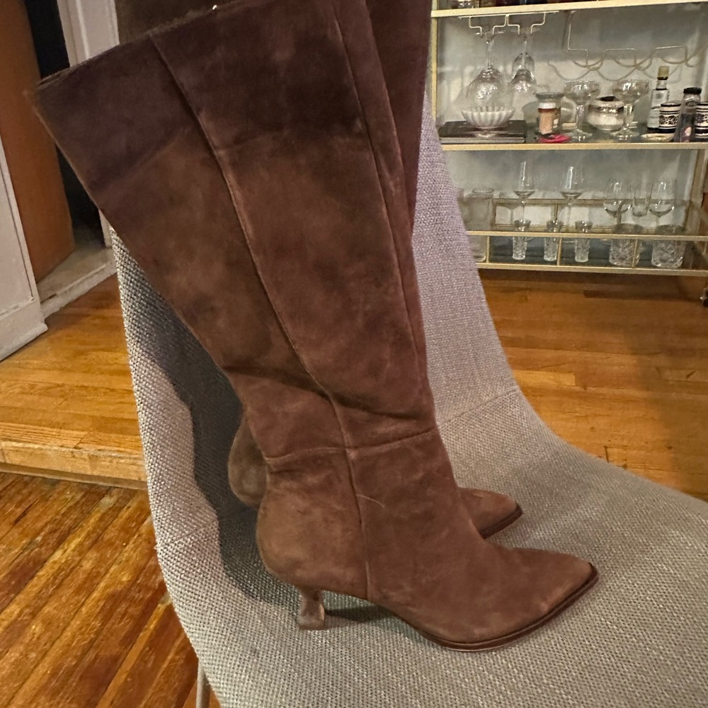 Dolce Vita Dark Brown Heeled Boots